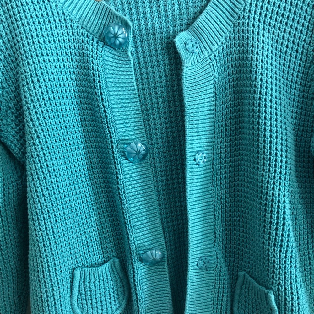 Turquoise sweater - Picture 5 of 5